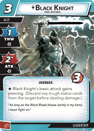 Knight marvel black The X
