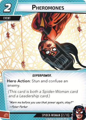 SPIDER-WOMAN Upper Deck Marvel Legendary SP ARCHNO-PHEROMONES 