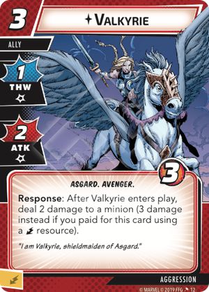 Marvel Champions: The Card Game – Valkyrie Hero Pack, Espansione GdT