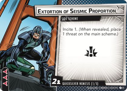 Extortion of Seismic Proportion