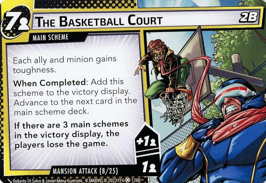 The basketball court a marvelcdb
