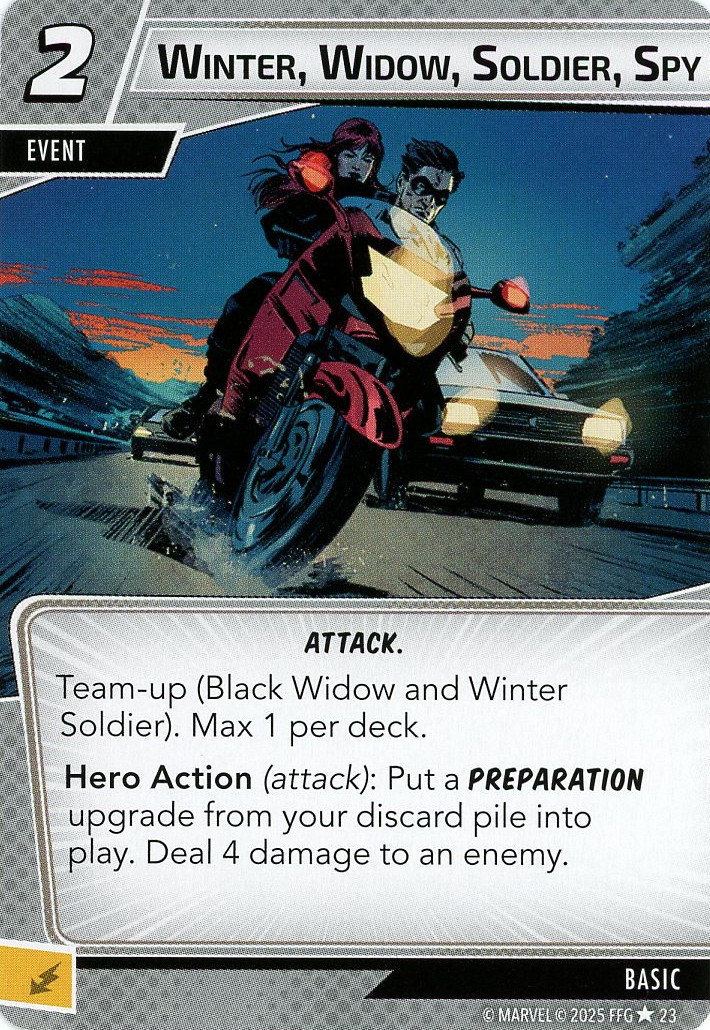 Winter, Widow, Soldier, Spy